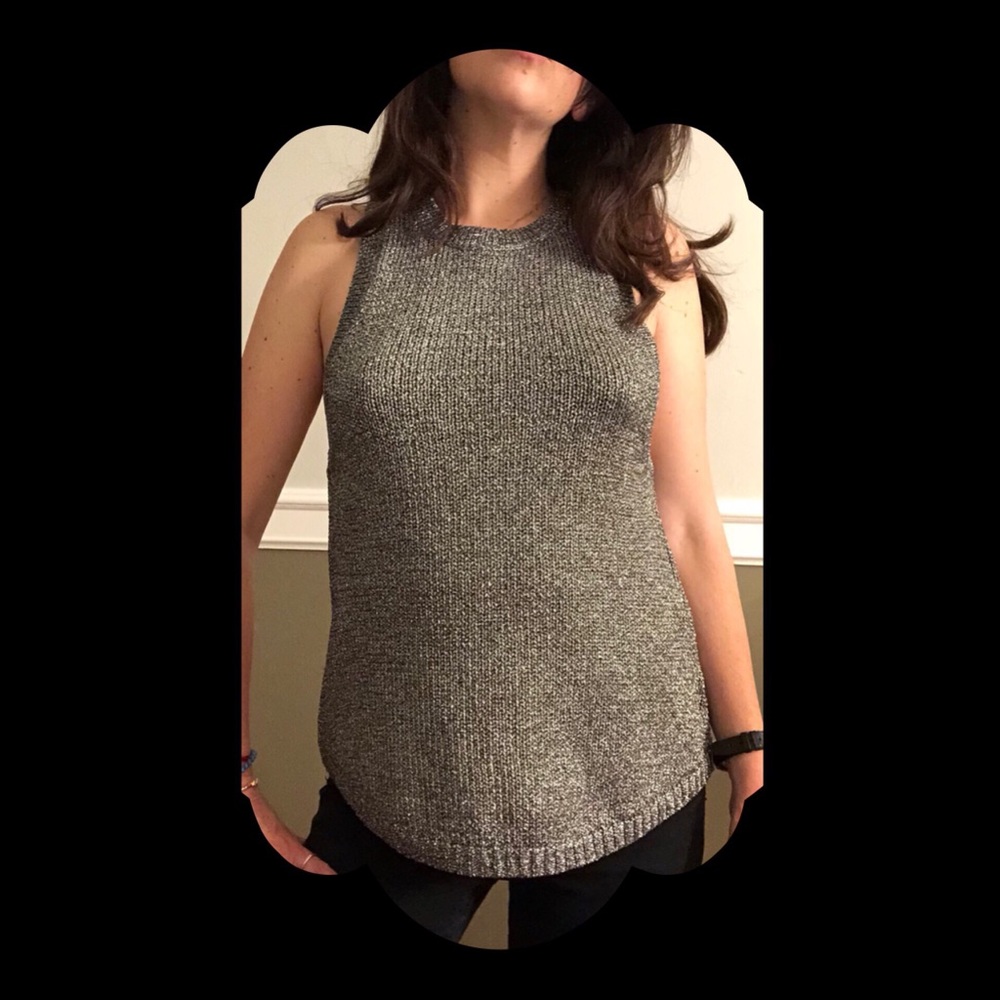 ✨Silver Racerback Tank✨ - Picture 2 of 6
